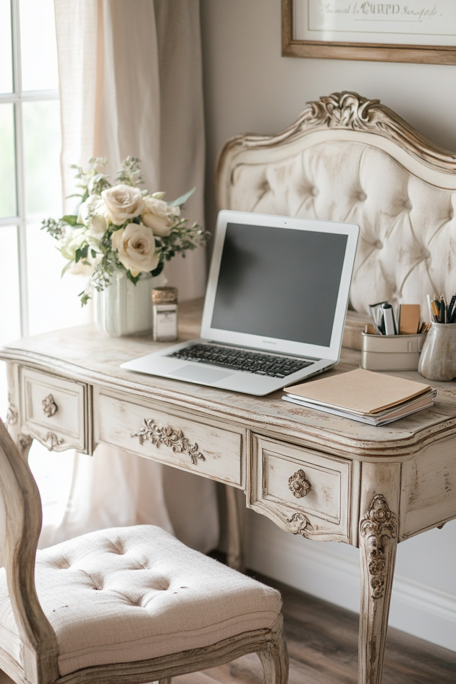 25. French Provincial (Bedroom Office Ideas) - Bedroom Office Ideas