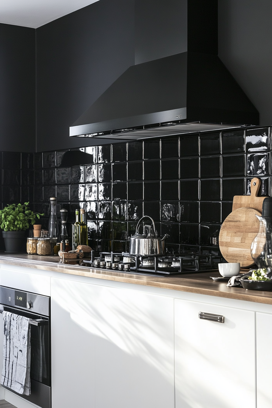 3. Urban Loft (Black And White Kitchen Ideas) - Black And White Kitchen Ideas