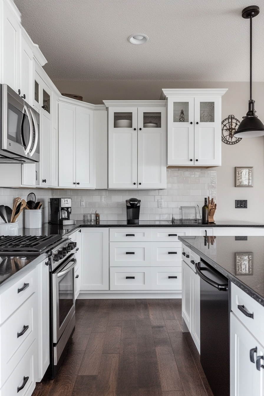 10. Zen Retreat (Black And White Kitchen Ideas) - Black And White Kitchen Ideas