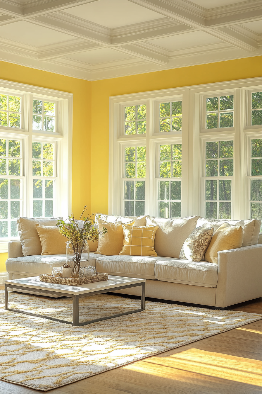 1. Sunny Delight (Yellow Living Room Ideas) - Yellow Living Room Ideas