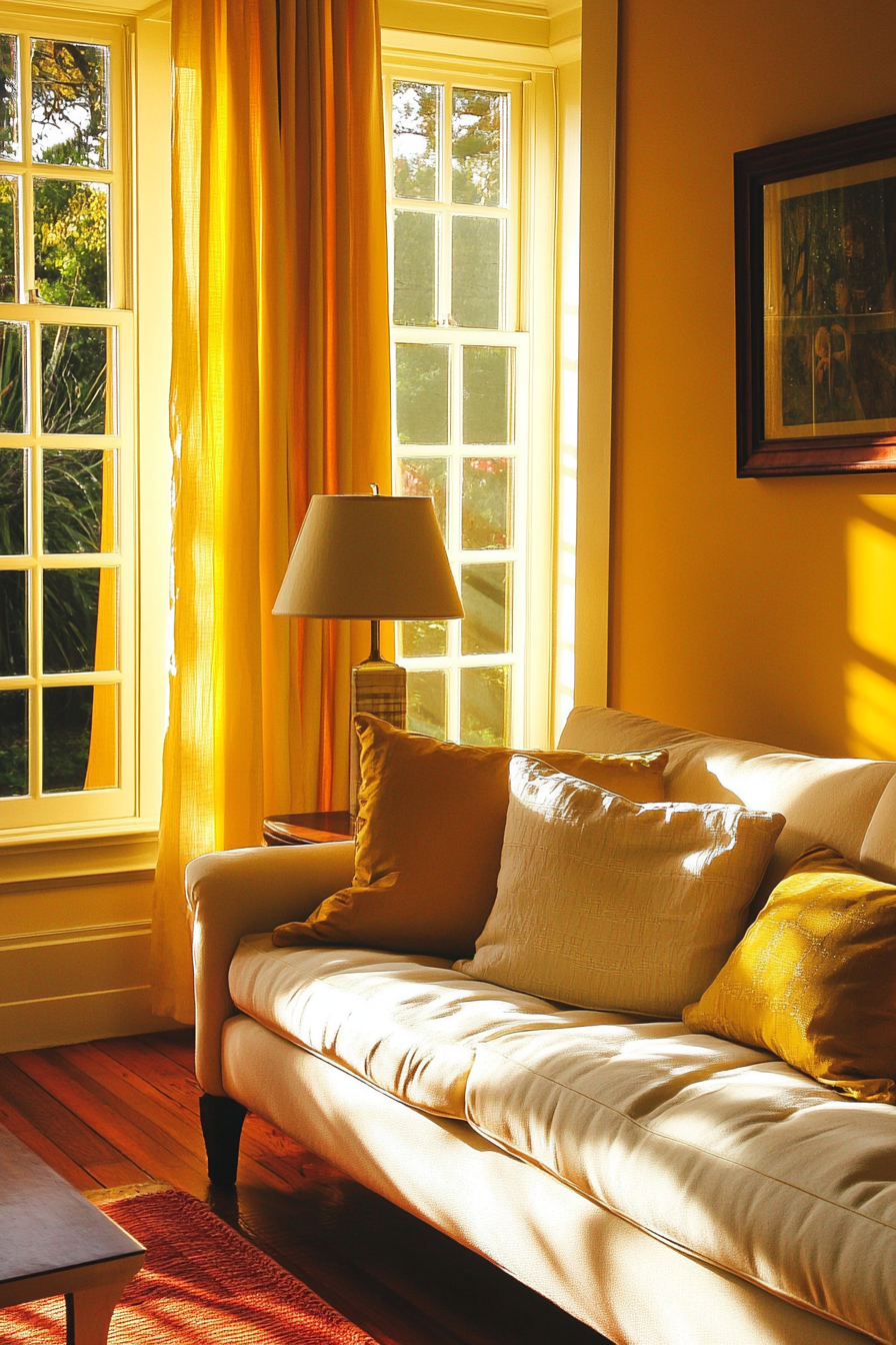 2. Golden Hour (Yellow Living Room Ideas) - Yellow Living Room Ideas