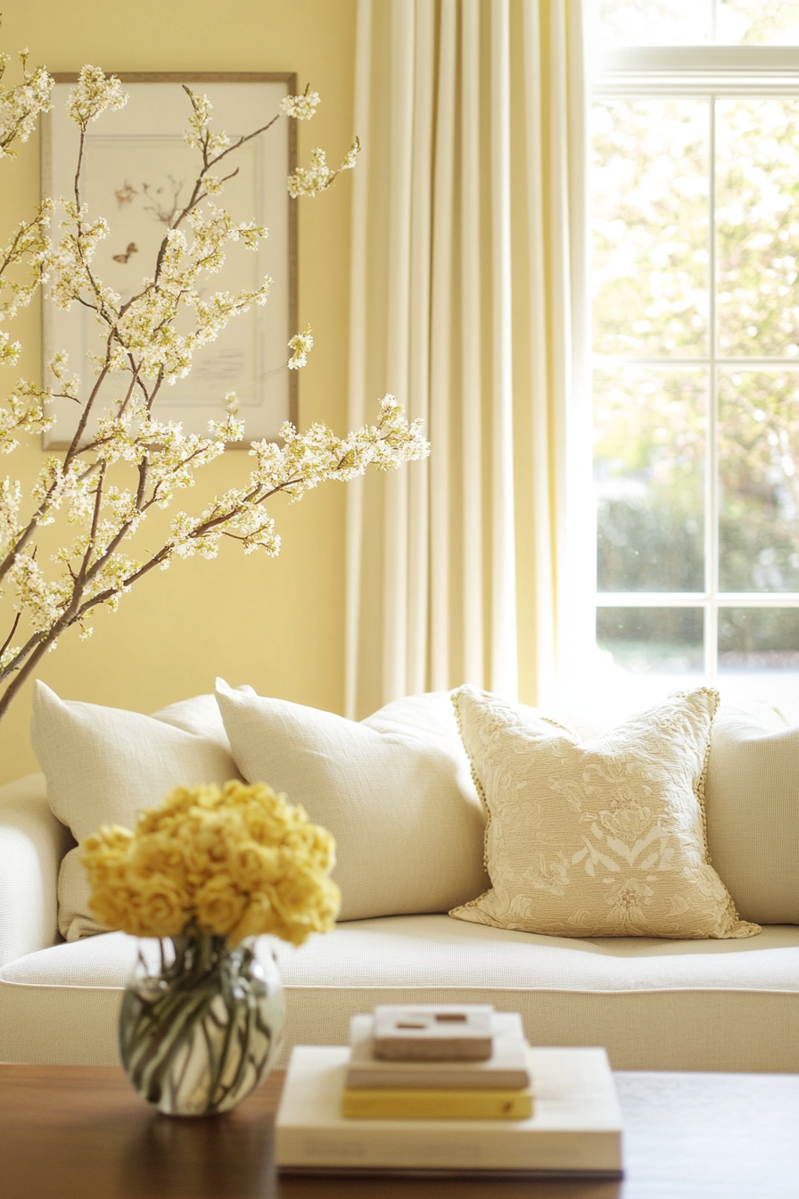 7. Buttercream Bliss (Yellow Living Room Ideas) - Yellow Living Room Ideas