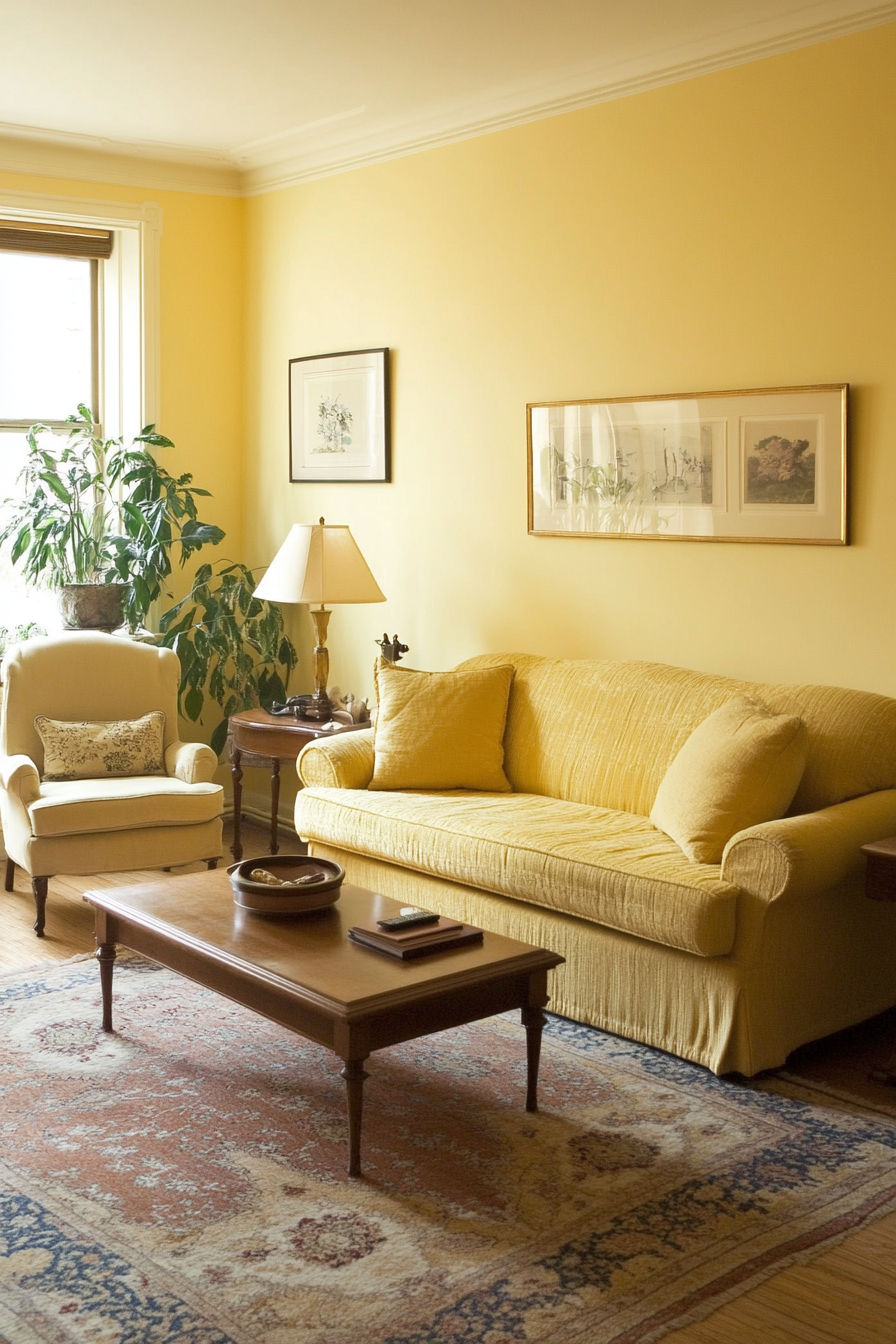 14. Mellow Yellow (Yellow Living Room Ideas) - Yellow Living Room Ideas