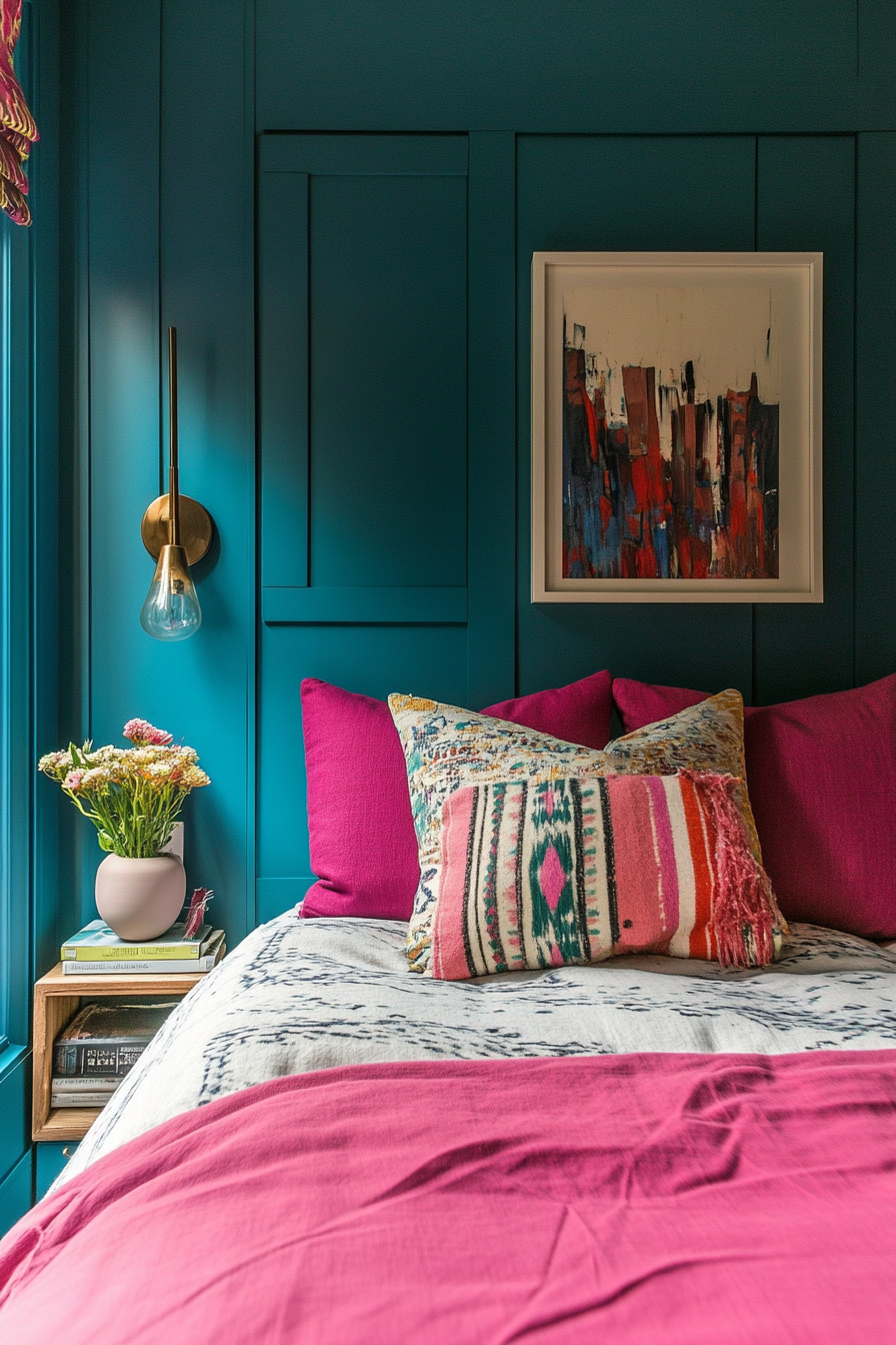 11. Artistic Retreat (Small Bedroom Ideas) - Small Bedroom Ideas