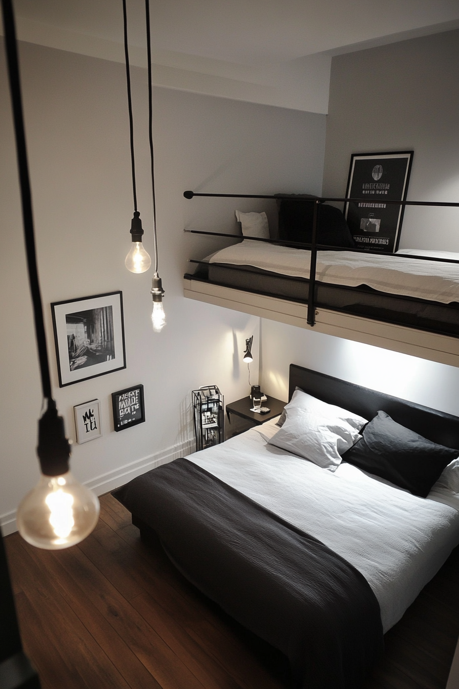 13. Trendy Loft (Small Bedroom Ideas) - Small Bedroom Ideas