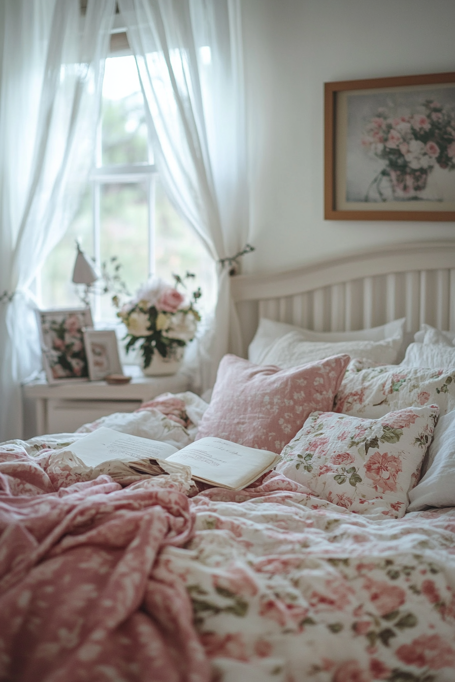 17. Romantic Florals (Small Bedroom Ideas) - Small Bedroom Ideas
