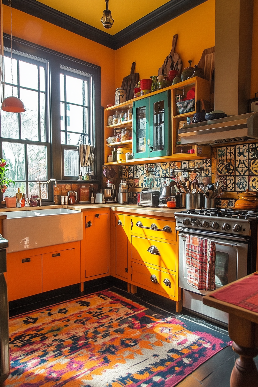 13. Eclectic Artistry (Beautiful Kitchen Ideas) - Beautiful Kitchen Ideas