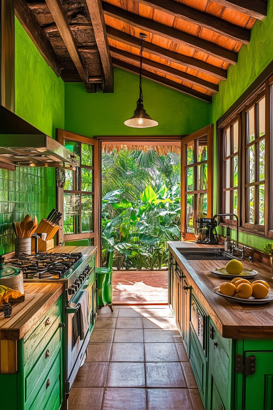 19. Tropical Retreat (Beautiful Kitchen Ideas) - Beautiful Kitchen Ideas