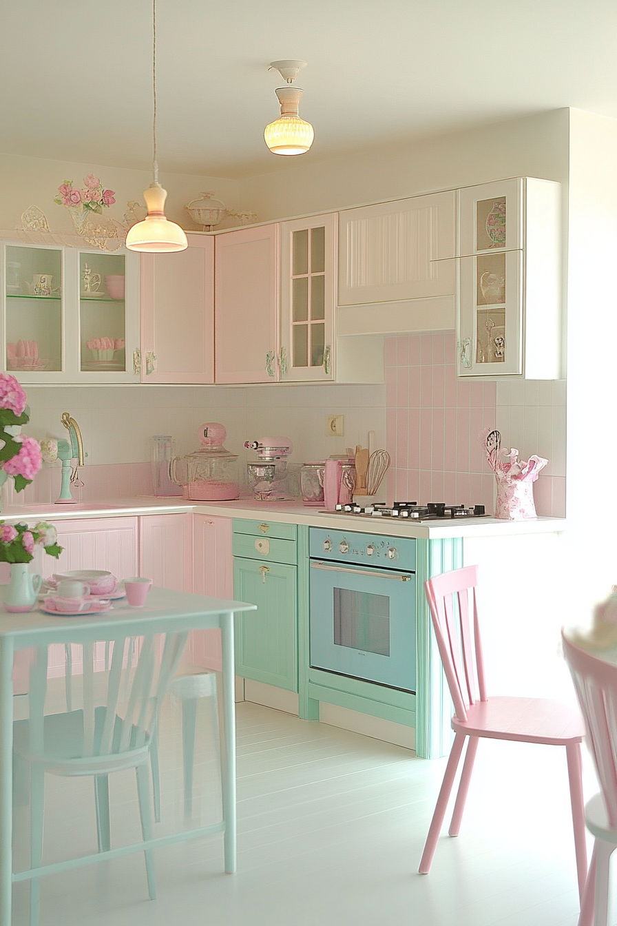 21. Whimsical Pastels (Beautiful Kitchen Ideas) - Beautiful Kitchen Ideas