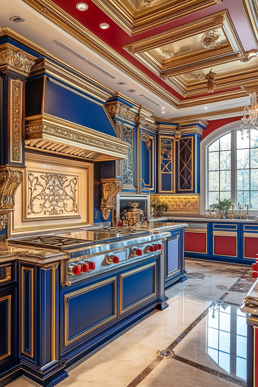 22. Opulent Ornate (Beautiful Kitchen Ideas) - Beautiful Kitchen Ideas