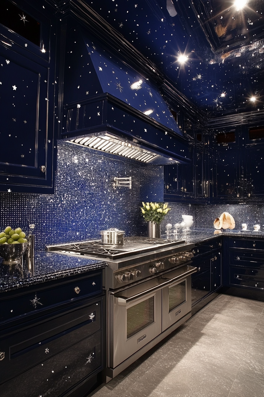 14. Midnight Magic (Big Kitchen Ideas) - Big Kitchen Ideas