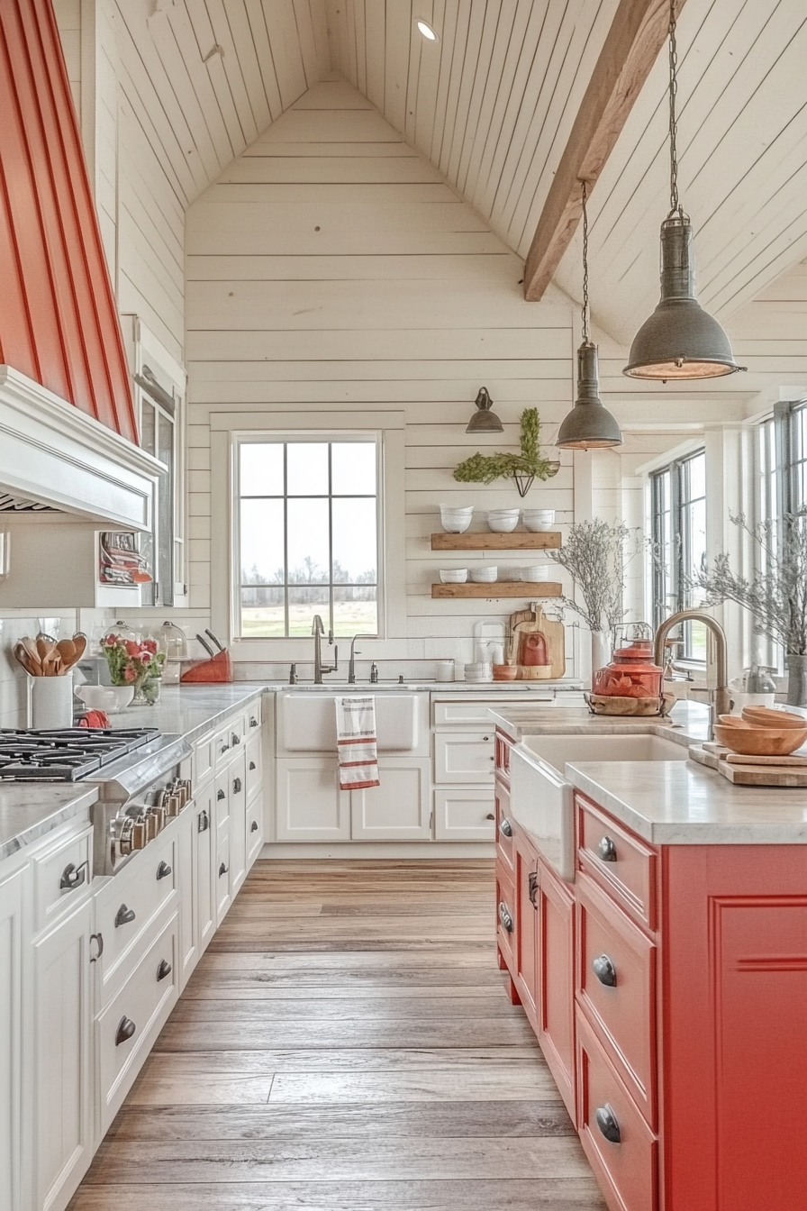 17. Farmhouse Fresh (Big Kitchen Ideas) - Big Kitchen Ideas