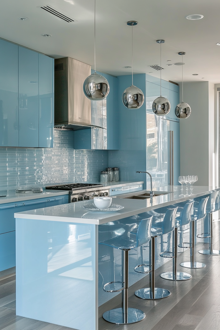 22. Sky High Blue (Big Kitchen Ideas) - Big Kitchen Ideas