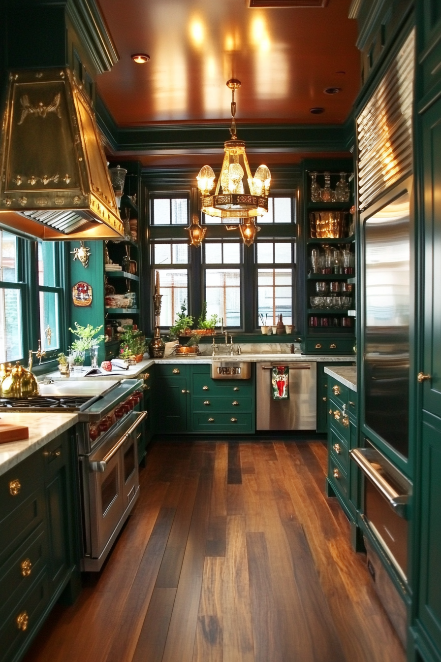 25. Bold in Brass (Big Kitchen Ideas) - Big Kitchen Ideas