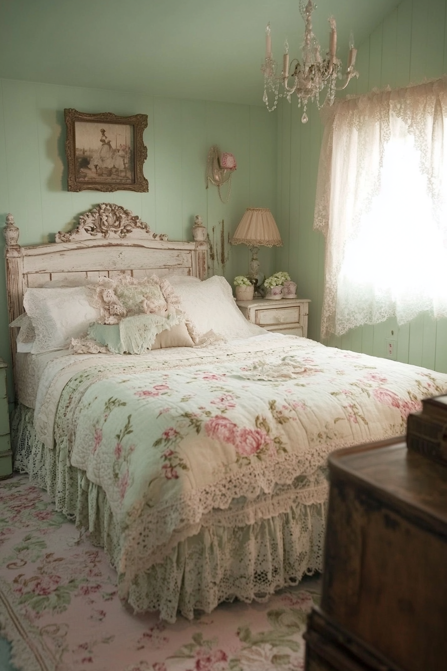 21. Victorian Shabby Chic (Victorian Bedroom Ideas) - Victorian Bedroom Ideas