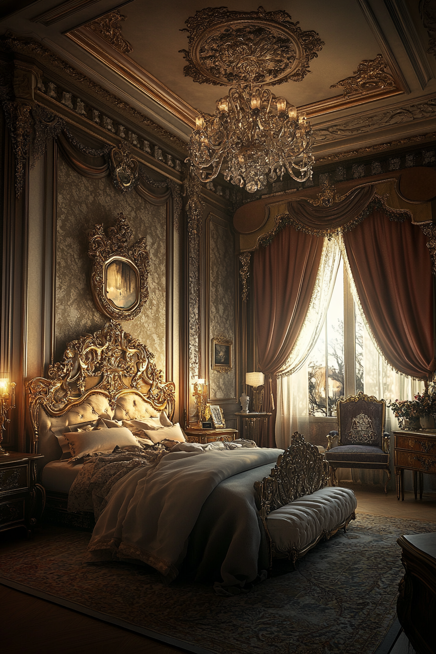 23. Golden Ivory Fantasy (Victorian Bedroom Ideas) - Victorian Bedroom Ideas