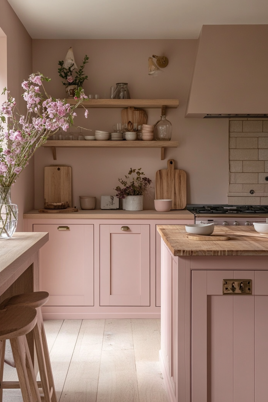 11. Peony Pink Perfection (Pink Kitchen Ideas) - Pink Kitchen Ideas