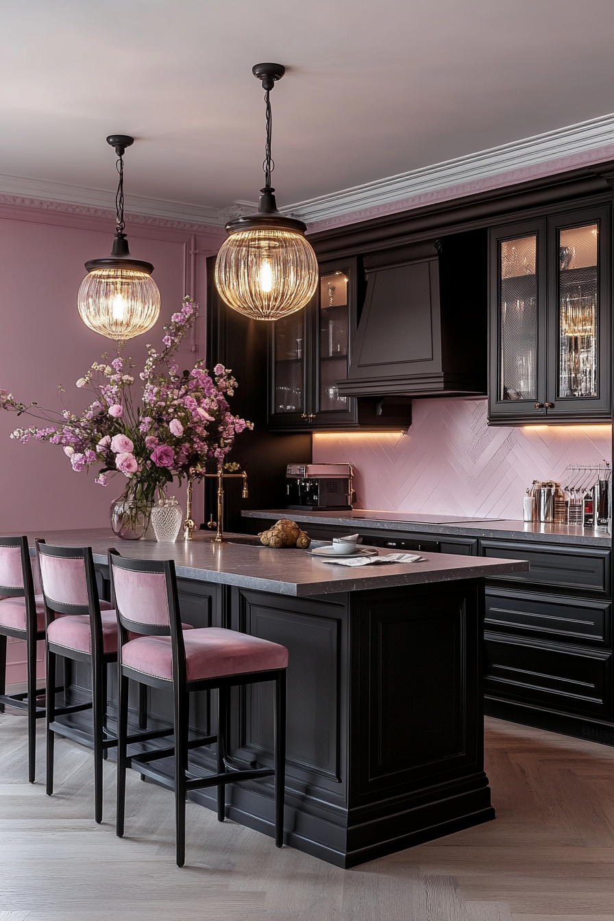 15. Light Orchid Luxury (Pink Kitchen Ideas) - Pink Kitchen Ideas