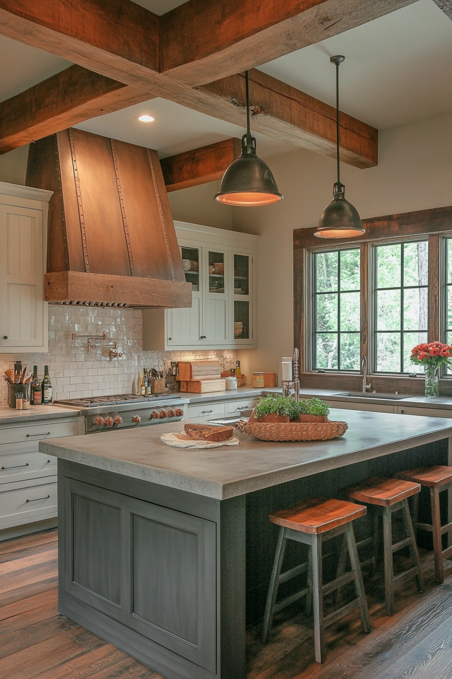 3. Industrial Chic (Luxury Kitchen Ideas) - Luxury Kitchen Ideas
