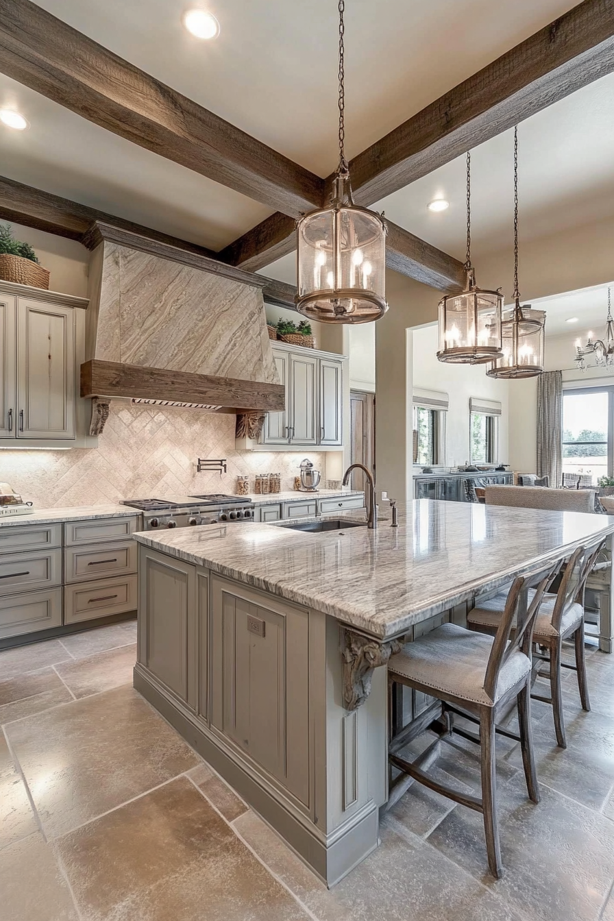 5. Soft Taupe Serenity (Luxury Kitchen Ideas) - Luxury Kitchen Ideas