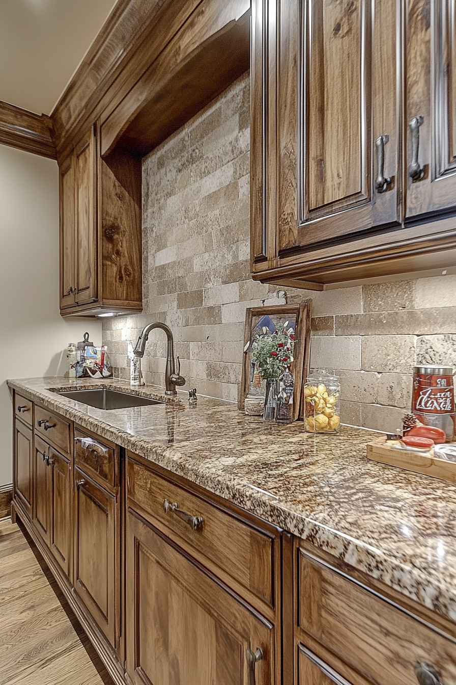 15. Textural Contrast (Luxury Kitchen Ideas) - Luxury Kitchen Ideas
