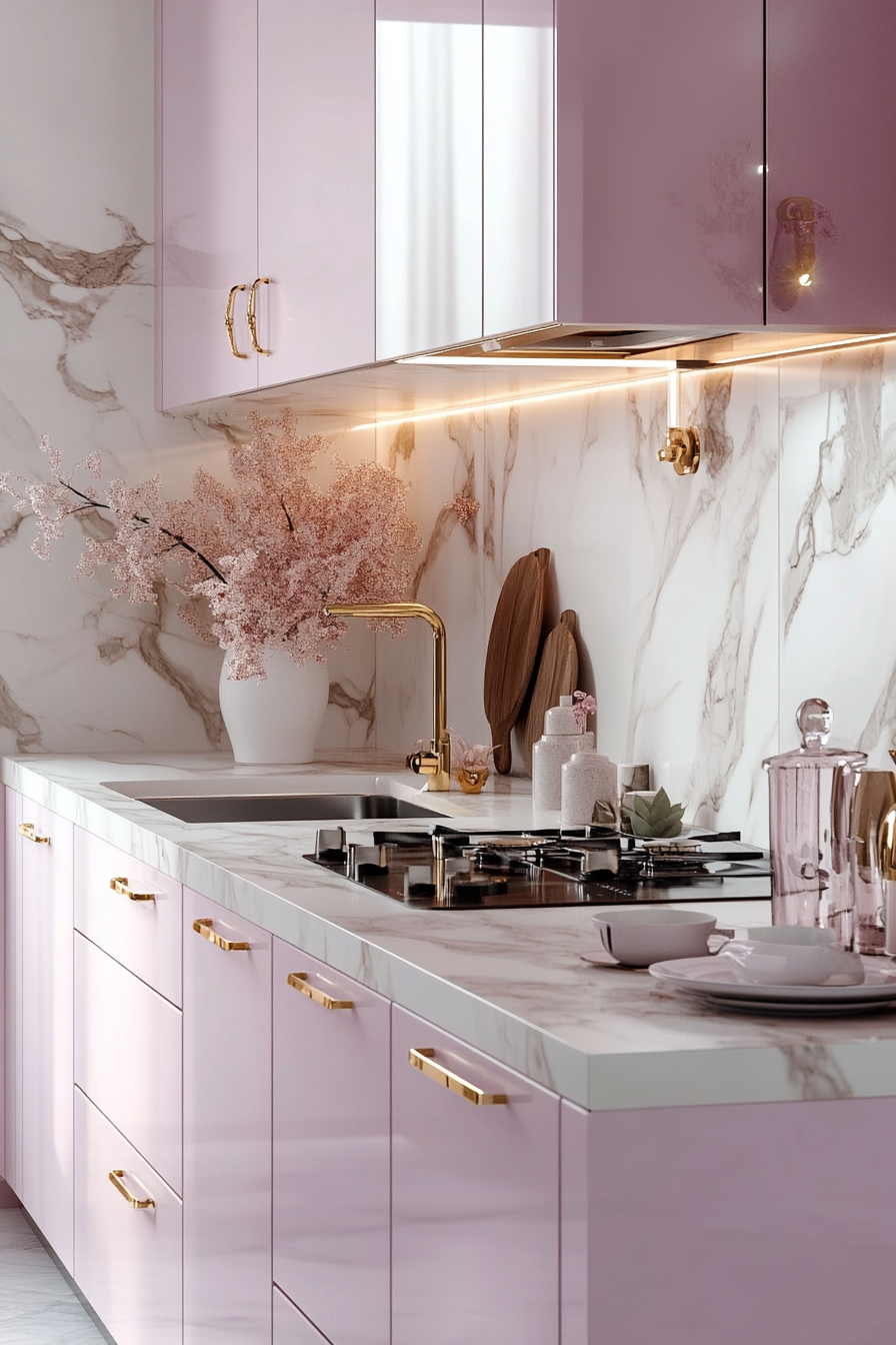 27. Soft Pastel Charm (Luxury Kitchen Ideas) - Luxury Kitchen Ideas