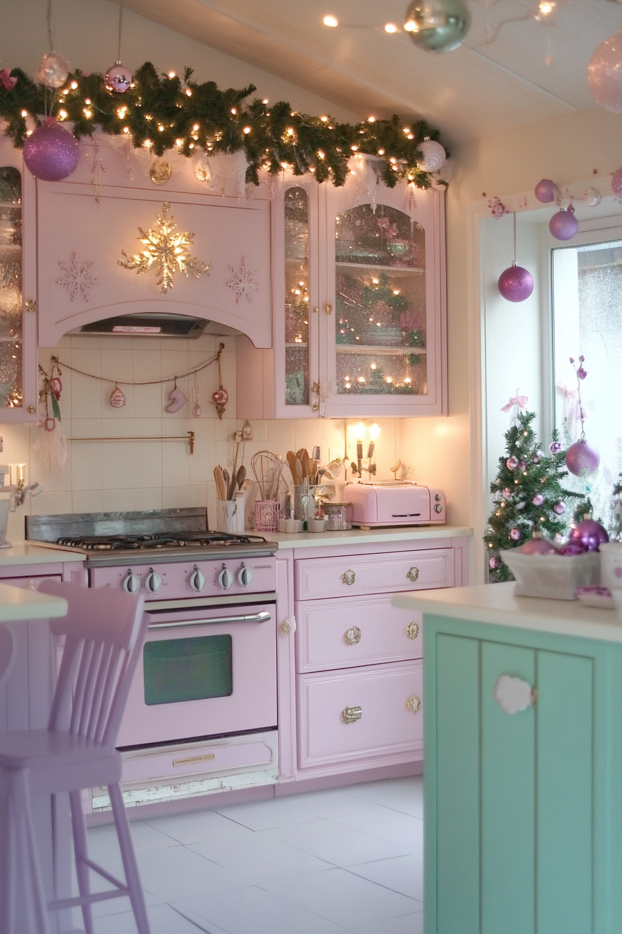 7. Whimsical Wonderland (Christmas Decor Kitchen Ideas) - Christmas Decor Kitchen Ideas