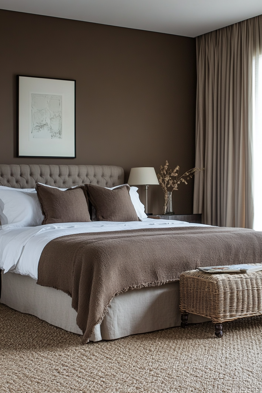 4. Mocha Elegance (Brown Bedroom Ideas) - Brown Bedroom Ideas