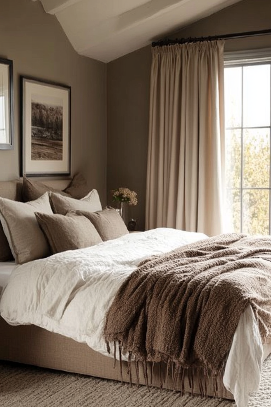 8. Earthy Taupe Serenity (Brown Bedroom Ideas) - Brown Bedroom Ideas