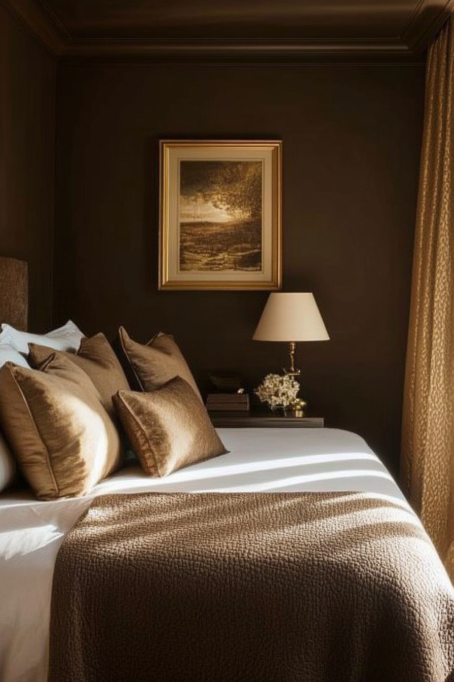 9. Warm Chocolate Tranquility (Brown Bedroom Ideas) - Brown Bedroom Ideas