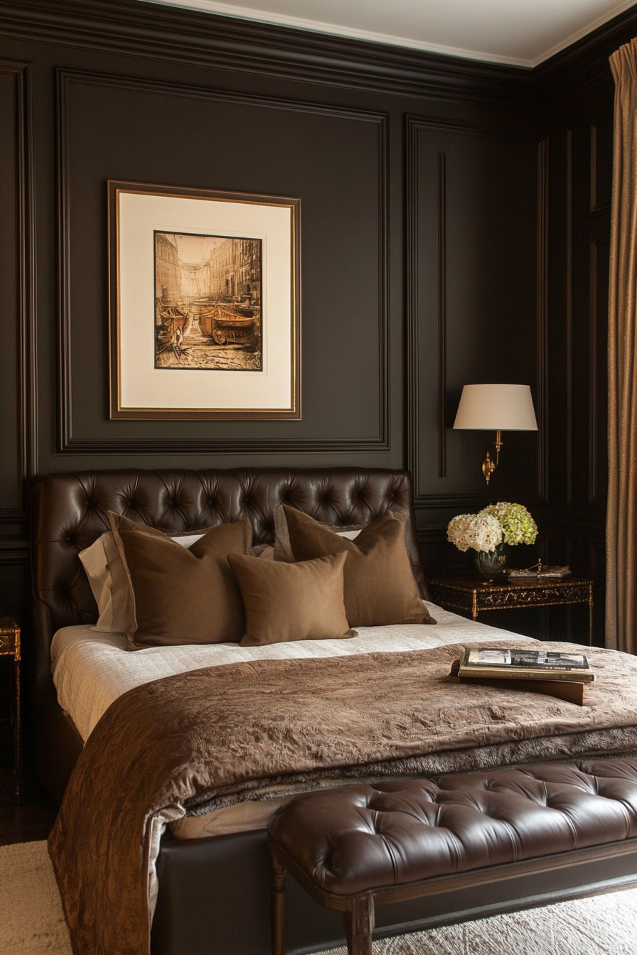 13. Coffee Bean Warmth (Brown Bedroom Ideas) - Brown Bedroom Ideas