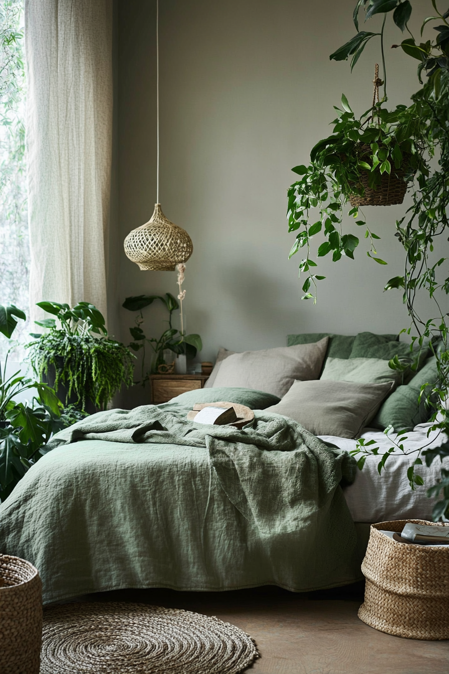 12. Urban Jungle Bedroom (Simple Bedroom Ideas) - Simple Bedroom Ideas