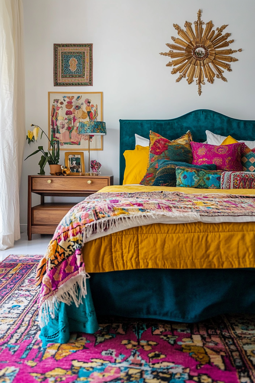 22. Eclectic Bedroom (Simple Bedroom Ideas) - Simple Bedroom Ideas