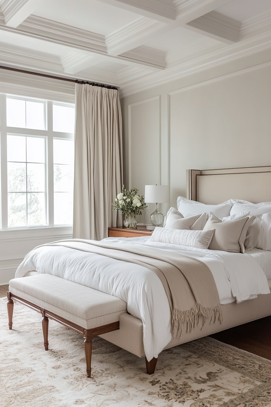23. Scandinavian Luxe Bedroom (Simple Bedroom Ideas) - Simple Bedroom Ideas